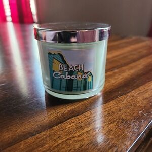 Beach Cabana Bath & Body Works Candle. Discontinued Single Wick NEW Retired Rare